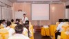 BS.CKII Huỳnh Minh Trúc, Giám đốc Trung tâm Kiểm soát bệnh tật phát biểu tại hội nghị tập huấn