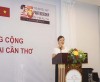 Bà Nguyễn Kim Bình, Văn phòng CDC Hoa Kỳ tại Việt Nam, phát biểu khai mạc.