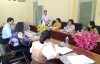 Đoàn giám sát công tác phòng chống tác hại thuốc lá tại Trường THPT Châu Văn Liêm (quận Ninh Kiều).
