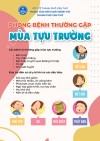 Phòng bệnh thường gặp mùa tựu trường