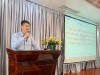 Ông Hà Tấn Vinh, Phó Giám đốc CDC Cần Thơ phát biểu tại buổi tập huấn.