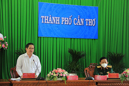Ông Trần Việt Trường, Chủ tịch UBND TP Cần Thơ phát biểu kết luận.