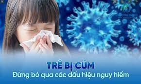 Trẻ em là đối tượng dễ mắc bệnh cúm. Ảnh minh họa