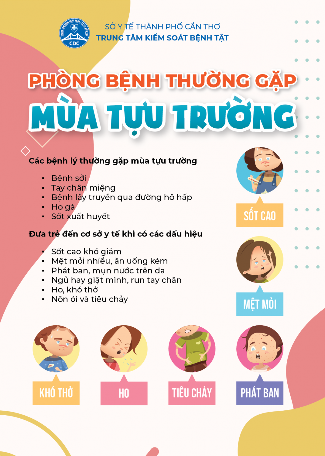 Phòng bệnh thường gặp mùa tựu trường