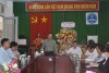 Ông Hoàng Quốc Cường, Giám đốc Sở Y tế phát biểu tại buổi đến thăm và chúc mừng Ngày Báo chí cách mạng Việt Nam tại CDC Cần Thơ