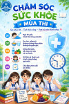 Khuyến cáo chăm sóc sức khỏe mùa thi