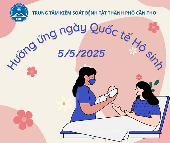 Hưởng ứng Ngày Quốc tế Hộ sinh (05/5) năm 2025 với chủ đề “Vai trò quan trọng sống còn của Hộ sinh trong thiên tai, thảm họa”, để tôn vinh, khẳng định vai trò, vị thế và những đóng góp quan trọng của đội ngũ hộ sinh trong chăm sóc sức khỏe 
