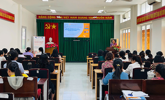 Toàn cảnh lớp tập huấn.